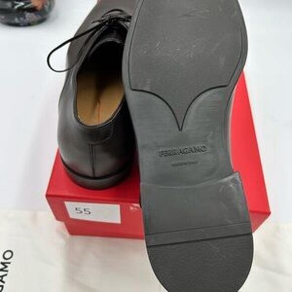 Men's Salvatore Ferragamo Fosco Leather Oxford's size 9E made in Italy - Picture 7 of 12